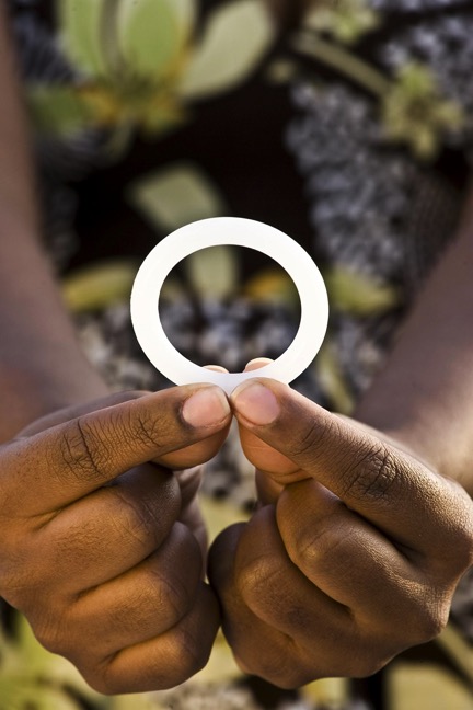 Drug-releasing vaginal ring